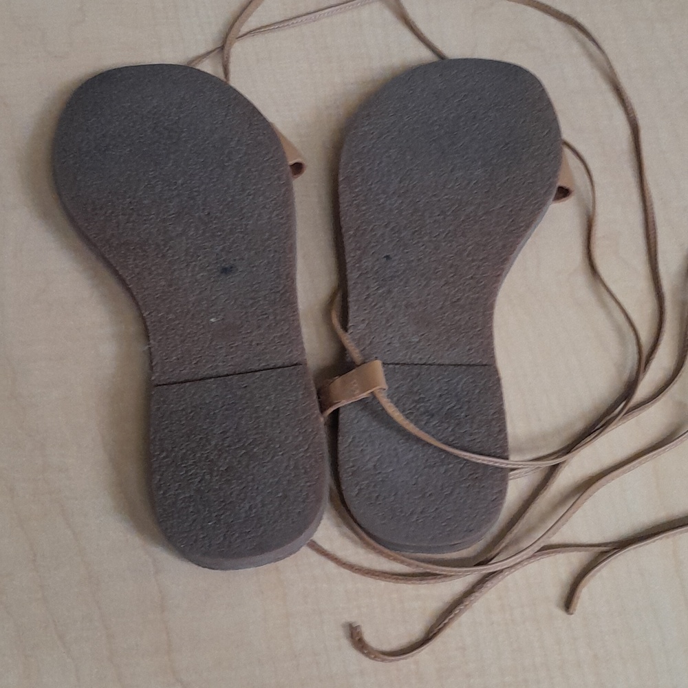 MADEWELL THE BOARDWALK Lace Up Leather Sandals Size 9.5 - Picture 15 of 16